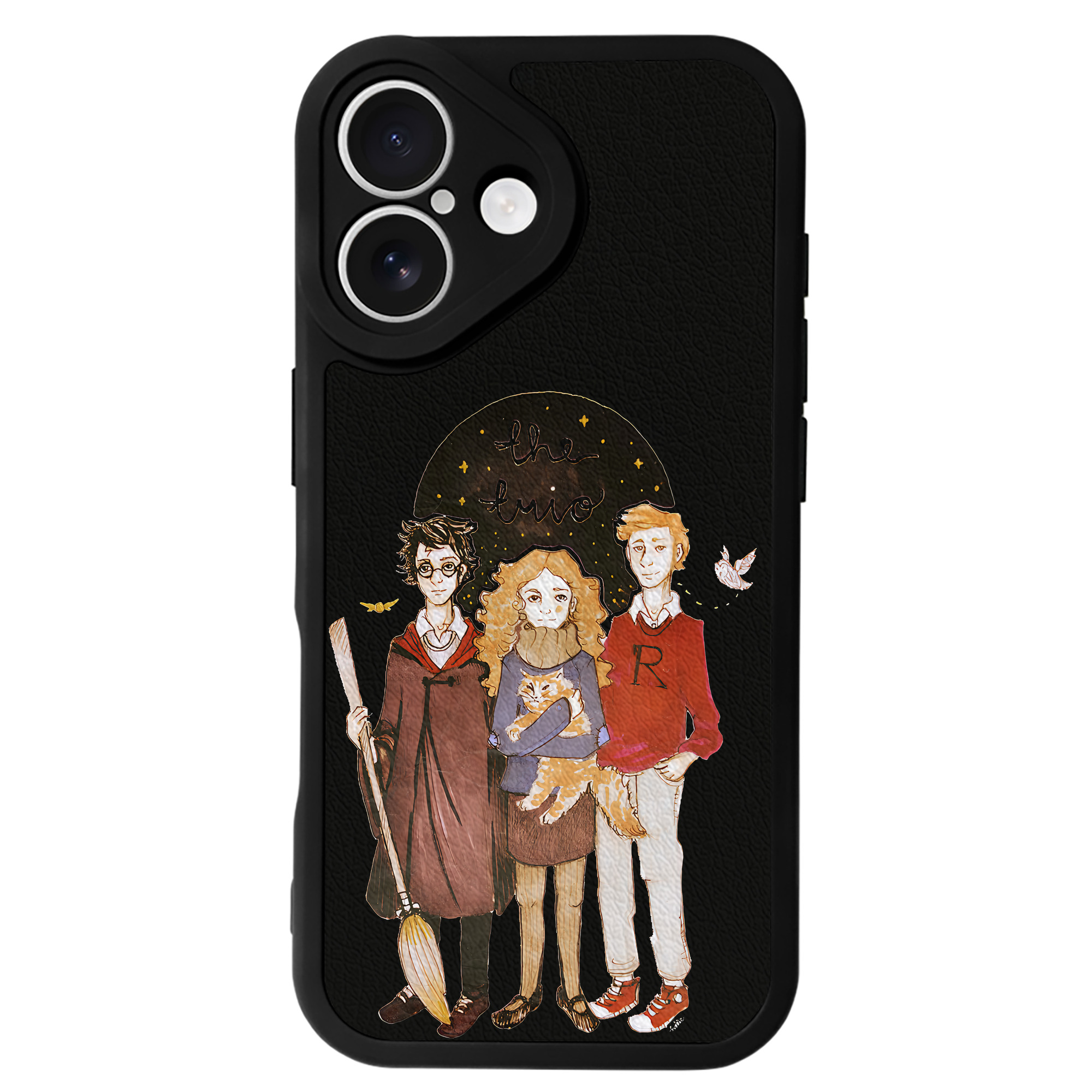 （画像用） Harry Potter ハリー・ポッターシリーズ 【iPhone 16シリーズ対応】シリコンスマホケース（レザー調） 材質：シリコン